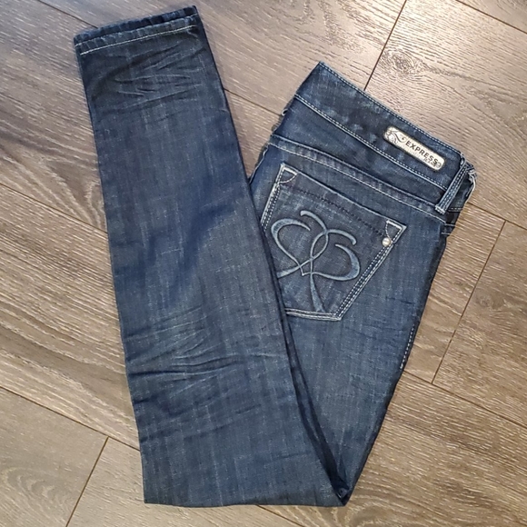 ❤EXPRESS ULTRA SKINNY JEANS, SIZE 6S (28 SHORT) - Picture 3 of 3